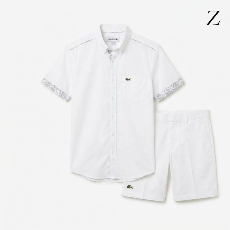 Lacoste Sæt: Skjorte & Shorts
