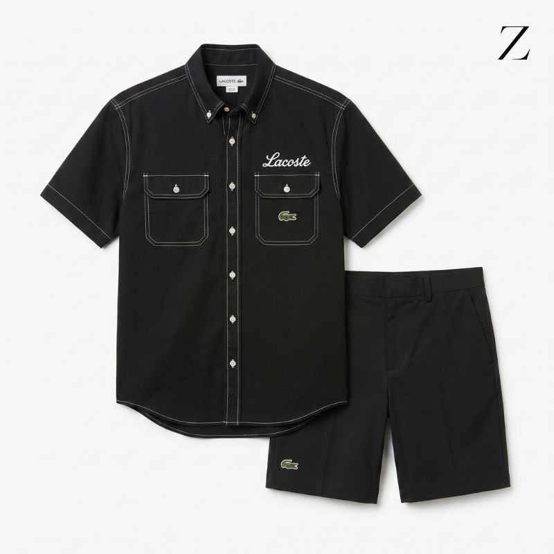 Lacoste Sæt: Skjorte og Shorts
