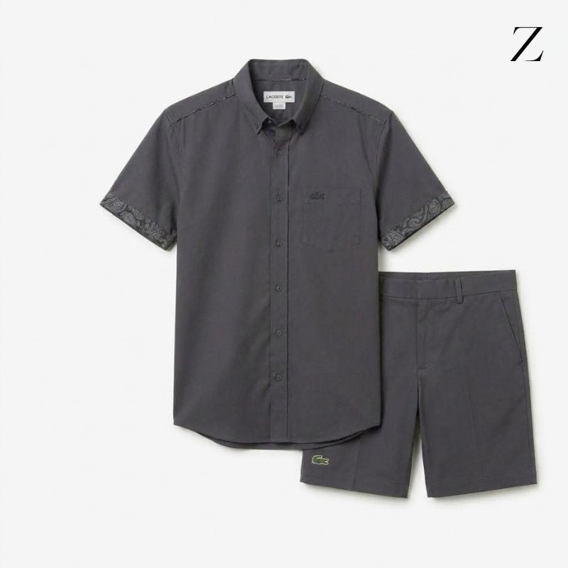 Lacoste Sæt: Skjorte & Shorts