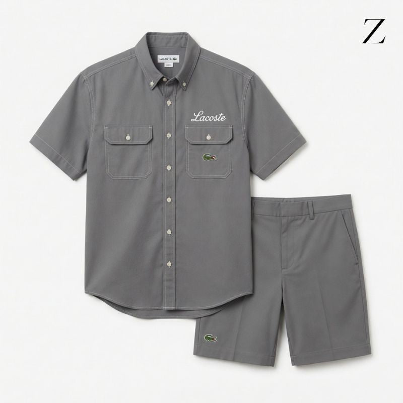 Lacoste Sæt: Skjorte og Shorts